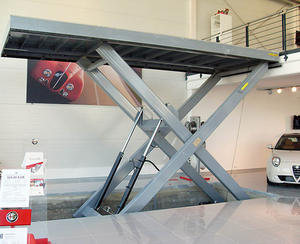 <span class=keywords><strong>Table</strong></span> élévatrice hydraulique de moto de machine électrique d'ascenseur de ciseaux de Portable 1m - Product Image 4