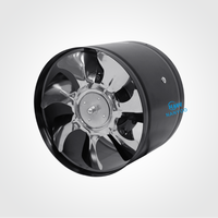 Ventilateur axial industriel NANYOO en métal pour conduits, à deux roulements à billes, contrôle linéaire, évacuation des fumées, ventilation bidirectionnelle, tube droit mural