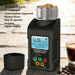 Humidimètre intelligent ZESHUN MG-Pro pour riz, sorgho, thé, café, cacao et plus de 40 céréales avec une précision de moins de 0,5 % et une plage de 8 à 35 % - Product Image 1