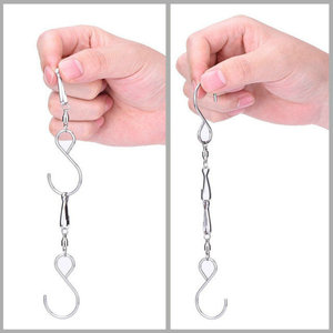 QG Metal Cyclone <b>Hooks</b> 22mm Stainless Steel Wind-Driven <b>Hook</b> For Billboard And Windmill Use - Product Image 5