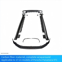 Convient aux modèles Porsche Panamera 971 de 2017 à 2022, kit carrosserie complet en fibre de carbone CMST amélioré et modifié