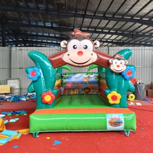 Nouveau style château gonflable singe en PVC 3m*4m*3m, petit château rebondissant pour enfants à <span class=keywords><strong>vendre</strong></span> - Product Image 3