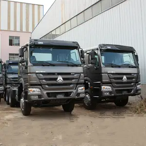 Düşük fiyat Sinotruk Howo römork başbakan Mover 10 tekerlekler kamyon kafaları ile yüksek kalite yenilenmiş