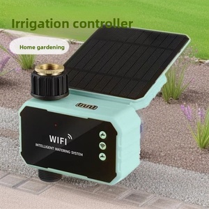 Wireless WiFi Solar-Powered Drip Irrigation Series Water Valve <b>Timer</b> Smart Remote-Controlled Electric Copper Valve Gardening - Product Image 4