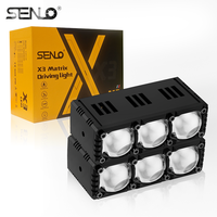 Senlo X3Plus 140W LED Faro Auxiliar para Motocicleta, IP68 Impermeable, Mini Luz de Trabajo, Salida de Luz Estable