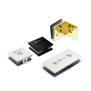 Buona qualità montaggio a parete bordi quadrati morsetto di vetro-struttura soluzioni di vetro - Product Image 2