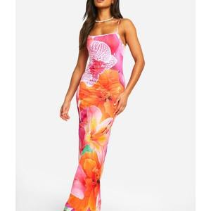 Falda con tirantes de alta calidad para mujer de verano con estampado Digital Popular vacaciones - Product Image 2