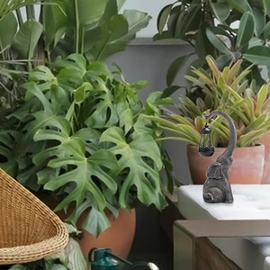 Ornamento artigianale in resina <span class=keywords><strong>statua</strong></span> <span class=keywords><strong>giardino</strong></span> <span class=keywords><strong>elefante</strong></span> con luci solari decorazione creativa <span class=keywords><strong>giardino</strong></span> prato all'aperto - Product Image 4