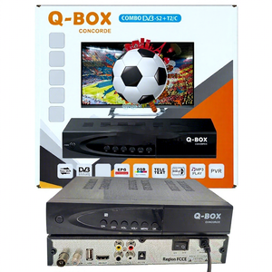 Décodeur <span class=keywords><strong>TV</strong></span> Numérique Satellite Burkina Faso DVBS2+DVBT2 1080p COMBO avec WiFi/PVR et YunOS pour <span class=keywords><strong>TV</strong></span> - Product Image 1