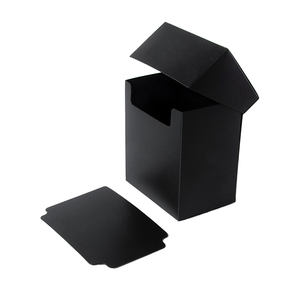 Boîtes de pont pour cartes Tcg/ <span class=keywords><strong>MTG</strong></span> /YGO 60 +/80 +/100 + couleur noire - Product Image 5