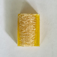Savon Artisanal Luxueux de Haute Qualité au Lait de Chèvre, avec Logo Personnalisé, pour le Visage, Exfoliant, Nettoyant, Miel, Loofah et Huiles Essentielles