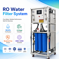 Utilisation domestique eau potable pure fabrication traitement industriel système d'osmose inverse filtre usine de purification machine 500l / h osmose inverse