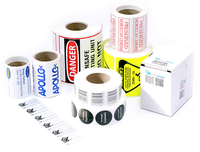 Étiquettes personnalisées avec logo imprimé pour l'emballage promotionnel, impression d'autocollants en vinyle PET imperméables, rouleaux d'autocollants rectangulaires