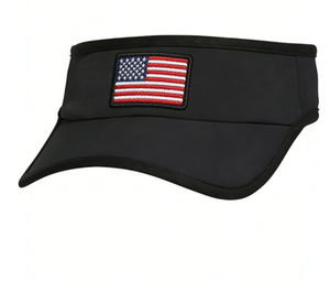 Gorra deportiva con visera para el Día de la Independencia de EE. UU., ajustable, con parte superior vacía, parche de la bandera estadounidense, para golf, tenis y correr - Product Image 3