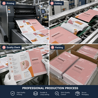 Brochure d'utilisation personnalisée en papier d'art couleur avec plastification pour emballage de produits électroniques en détail