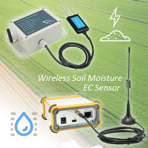 Capteur d'humidité du sol sans fil EC, compteur portable en plastique pour l'analyse du sol en agriculture - Product Image 4
