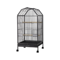 Grande Cage à oiseaux en acier, Cage pour perroquets, oiseaux, fil de fer volant, vente en gros, G-210720-5
