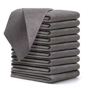 Paño de limpieza mágico para vidrio, rectangular, gris oscuro, absorbente, sin rayas, tamaño grande, DSMB 016B - Product Image 2