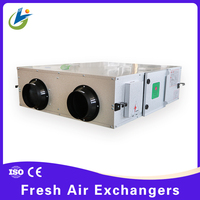 Système de ventilation à air frais 350m3/h, système de ventilation à récupération de chaleur pour la maison, climatiseur industriel