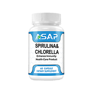 OEM Best-seller Suppléments superaliments verts véganes Capsules de chlorella et de spiruline - Product Image 1