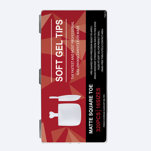 320 Uñas Postizas Mate Esmeriladas de Tamaño Grande en Caja, Extra Anchas, Cobertura Completa, Sin Necesidad de Limado, <span class=keywords><strong>Gel</strong></span> Suave, Uñas Postizas Profesionales al por Mayor - Product Image 5