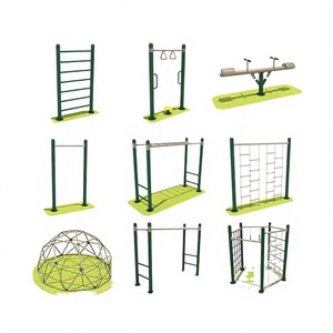 Equipo de Juegos Infantiles de Alta Calidad para Exteriores, con Domo de Escalada, Escalera Horizontal, Balancín, de Acero, para Parques, OEM - Product Image 2