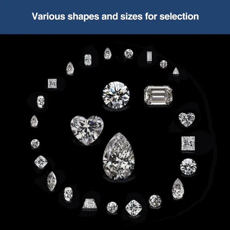 Wholesale Low Price Lab Grown Diamond 3D Design Drawing Item Of Jewelry Tesselation Diamond For DIY Jewelry