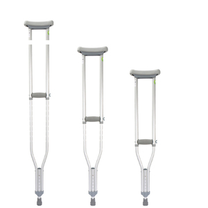 Suministros de terapia de rehabilitación, botón ajustable, muleta médica para caminar - Product Image 1
