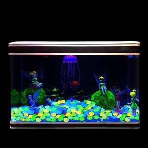 2cm Pierre lumineuse Jardin Fish Tank Paysage Pierre Décoration Horticole Cour Lumineuse Galet Sombre Pierre Lumineuse - Product Image 4