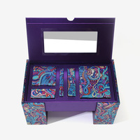 Palette de papier maquillage vide, logo personnalisé, palette en carton, fard à paupières, boîte d'emballage cosmétique magnétique, nouvelle collection,