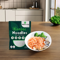 Spaghetti de Konjac Végétarien Sans Gluten Faible en Calories, Nouilles Ramen Instantanées Shirataki, Lot en Gros, Préparées Artisanalement en Boîte