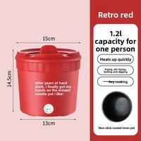 Poêle électrique avec contrôle de température, 600W, capacité 1,2L, pour une cuisine rapide et facile à domicile