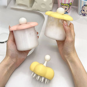 Boîte <span class=keywords><strong>de</strong></span> <span class=keywords><strong>rangement</strong></span> pour nettoyant visage, distributeur <span class=keywords><strong>de</strong></span> mousse portable, dispositif moussant à presser, mignon, manuel, en plastique, multifonction - Product Image 2