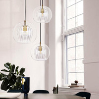 Lustres suspendus LED modernes de luxe, petits lustres en fer pour cuisine, salon et chambre, service d'installation inclus