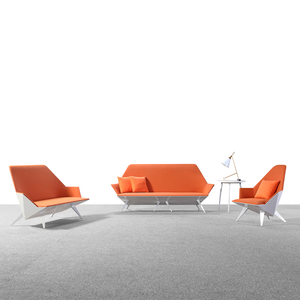 Muebles de oficina de alta calidad, sofá de oficina moderno, cómodo <span class=keywords><strong>y</strong></span> hermoso, sillón, sofá de tela de estilo europeo - Product Image 4