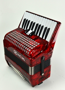 <span class=keywords><strong>Acordeón</strong></span> Ligero <span class=keywords><strong>de</strong></span> 26 Teclas y 48 Bajos con Correas Ajustables y Estuche, Instrumento Musical para Niños Principiantes, Regalos Musicales para Niños - Product Image 2
