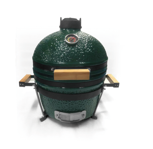 YUTFUBG <span class=keywords><strong>SEB</strong></span> <span class=keywords><strong>Kamado</strong></span> Fumoir à granulés Komodo en céramique de 13 pouces pour barbecue en Hongrie Couleur verte de Hongrie - Product Image 2
