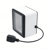 Module de lecteur de codes-barres industriel de bureau, intégré, à montage fixe, pour boîte de paiement, USB filaire, codes 1D/2D, QR, entrepôt, stock, ROHS, LED