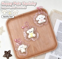 Boneka Beruang Silikon Food-grade Baru yang Menggemaskan dengan Tepi Jahitan, Mainan Pereda Stres Grosir, Model Slow-rebound, Mainan Squishy