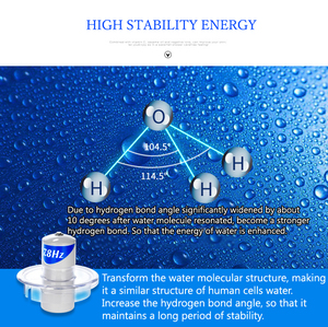 MRETOH Ménage Résonance Moléculaire 7.8Hz Activateur d'Eau Basse Fréquence Schumann Wave Spin Quantum Water Pitcher - Product Image 2