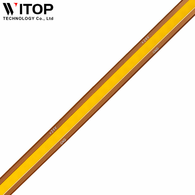 Arbitrary Cutting 1MM Cutting Length  Cri>90 Strip Lights High Brightness 528led/S DC12/24V P20/65/67 COB LED Strips
