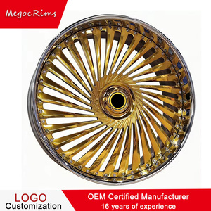 Juego de 2/3 Ruedas Forjadas de 5x127 5x120.65mm, 22 24 26 28 30 Pulgadas, Compatibles con Caprice Impala C1500 <span class=keywords><strong>1990</strong></span>, Cutlass 1980, Monte Carlo 1985 - Product Image 2