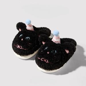 2025 new Women's Winter Thickened Cotton for <b>Slippers</b> Autumn Indoor <b>Home</b> Warm Labubu Plush Fashion Fur for <b>Slippers</b> Wholesale - Product Image 6