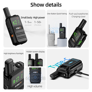 Ksun M3PLUS <span class=keywords><strong>2</strong></span> gói talkie-walkie VOX Đèn pin UHF 400-480Mhz Fres pmr446 hai cách phát thanh truyền thông tầm xa Walkie Talkie - Product Image 2