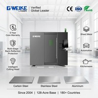 Machine de découpe laser fibre CNC de table entièrement fermée de haute précision 3KW 4KW 6KW - Cypcut HIWIN refroidie par eau haute précision