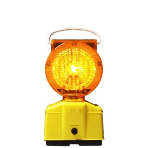 Luz de Advertencia LED para Barricadas de Seguridad Vial en Construcción de Carreteras Solares - Product Image 1