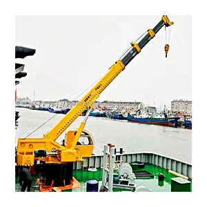 Factory sell all tonnage cranes Marine telescopic boom crane for sale