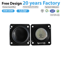 Driver Speaker HiFi Full Range 1.75 Inch 55mm Custom dengan Magnet Logam Besi untuk Sistem Audio OEM