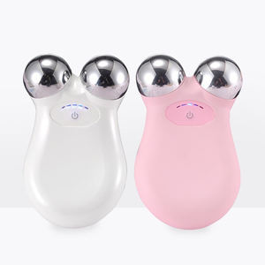 Equipo de belleza Masajeador facial de microcorriente de doble mentón Rodillo Masajeador facial de estiramiento facial de microcorriente para uso doméstico - Product Image 1