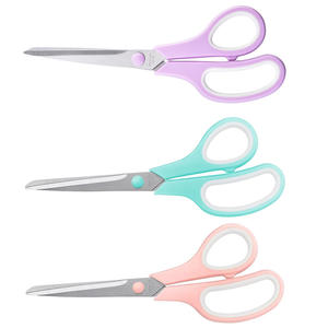 Tijeras para el hogar de acero inoxidable de 21,7 cm, herramienta de corte en forma de V para uso en oficina y hogar, para papel y plástico - Product Image 4